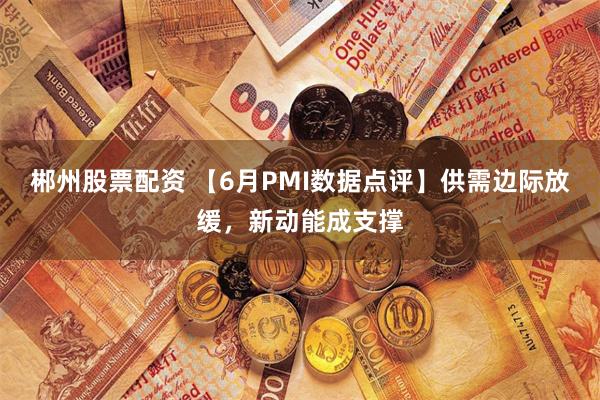 郴州股票配资 【6月PMI数据点评】供需边际放缓，新动能成支撑